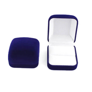 Jewelry Box for Earrings, Rings, Necklaces, Pendants in Blue - Mounteen