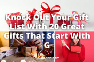Slå ut gavelisten din med 20 flotte gaver som starter med G