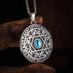 All-Seeing Blue Eye Mythology Stainless Steel Necklace - Mounteen