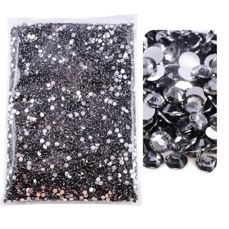 Bulk Wholesale Black Diamond Rhinestones for Crafts, Clothing, Hair & Nails. Shop Arts & Crafts on Mounteen