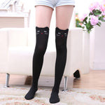 Cute Kitty Cat Thigh Highs. Shop Hosiery on Mounteen. Worldwide shipping available.