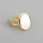 Imitation Opal Ring in Gold - Mounteen