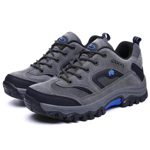 JX Outdoor Waterproof Non-Slip Hiking Shoes for Trekking & Climbing in Gray - Mounteen