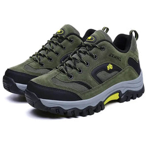 JX Outdoor Waterproof Non-Slip Hiking Shoes for Trekking & Climbing in Green - Mounteen