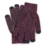 Red Knit Texting Gloves - Mounteen. Worldwide shipping available.