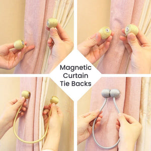 Magnetic Curtain Tie Backs