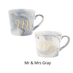 Gray Mr & Mrs Coffee Mugs. Shop Drinkware on Mounteen. Worldwide shipping