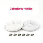 White No-Tie Buckle Shoelaces. Shop Shoelaces on Mounteen. Worldwide shipping available.