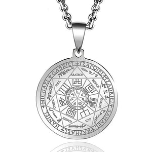 Olympian Spirits Stainless Steel Necklace in Silver - Mounteen