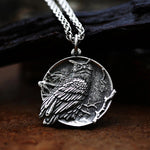 Owl On A Tree Branch Stainless Steel Pendant Necklace in Pendant & Chain - Mounteen
