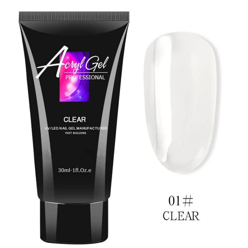 Polygel Nail Kit - Clear. Shop Nail Art Kits & Accessories on Mounteen. Worldwide shipping available.