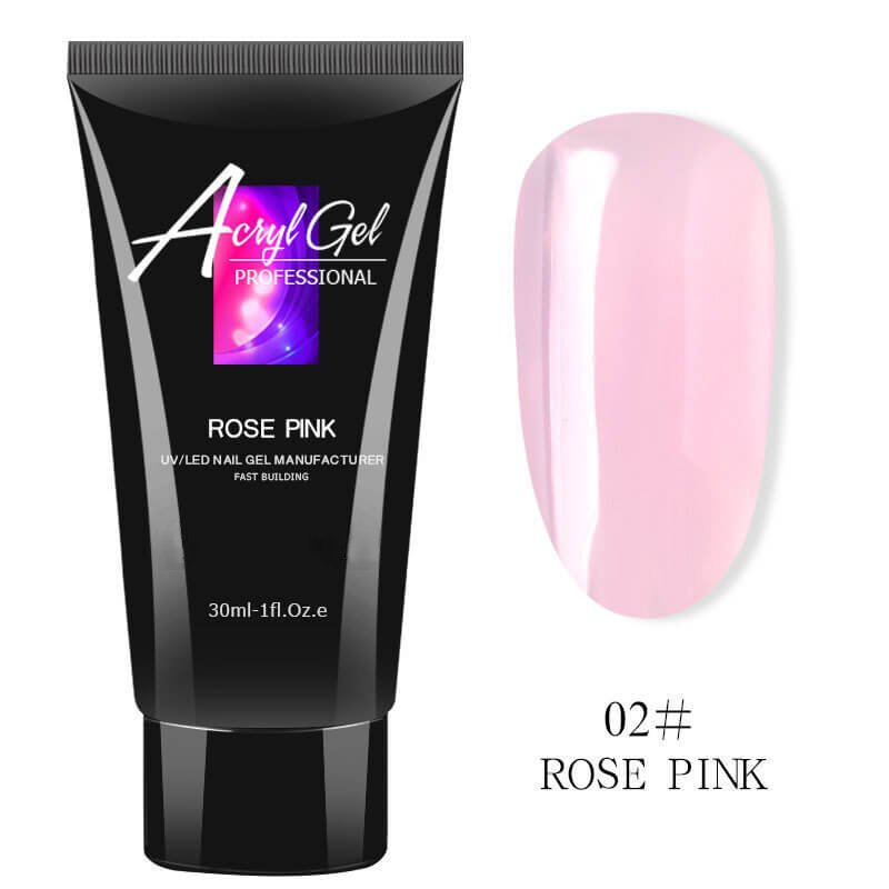Polygel Nail Kit - Rose Pink. Shop Nail Art Kits & Accessories on Mounteen. Worldwide shipping available.