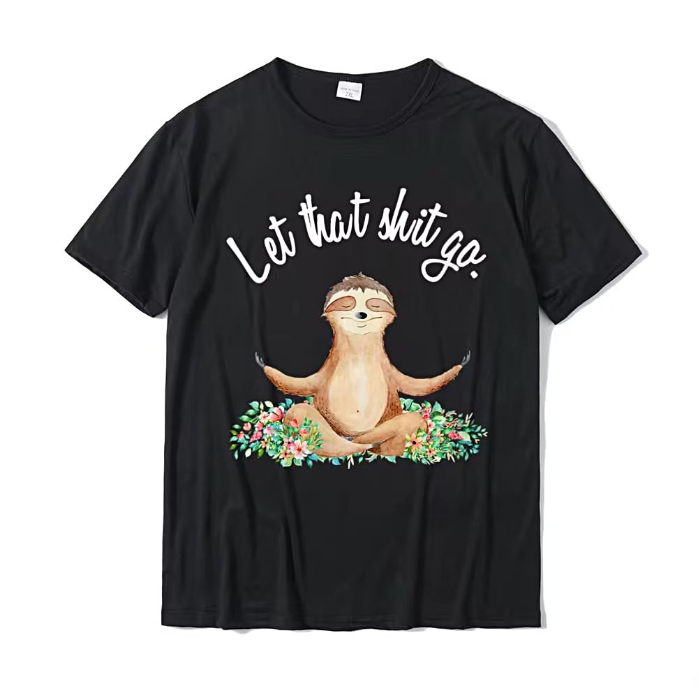 Sloth Zen T-Shirt. Buy online. Free shipping