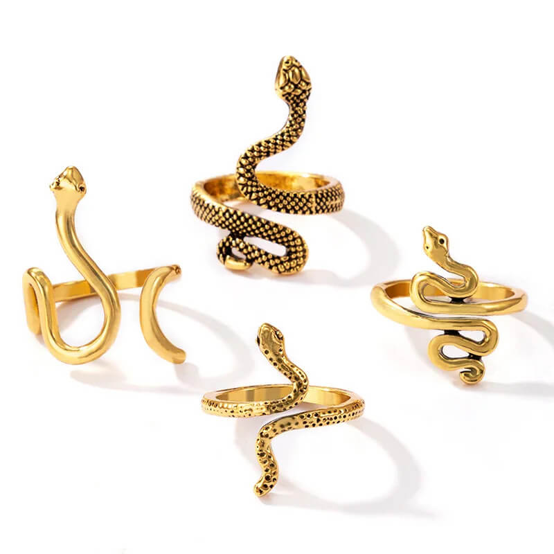 Snake Ring Set "Petite Vipers" - Mounteen