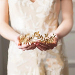 Vintage Leaf Tiara Bridal Crown Hairband - Mounteen