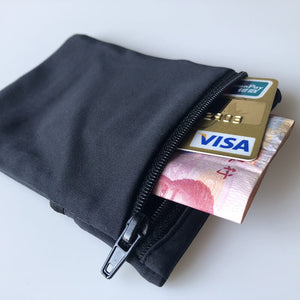 Handgelenk-Geldbörse mit Handytasche