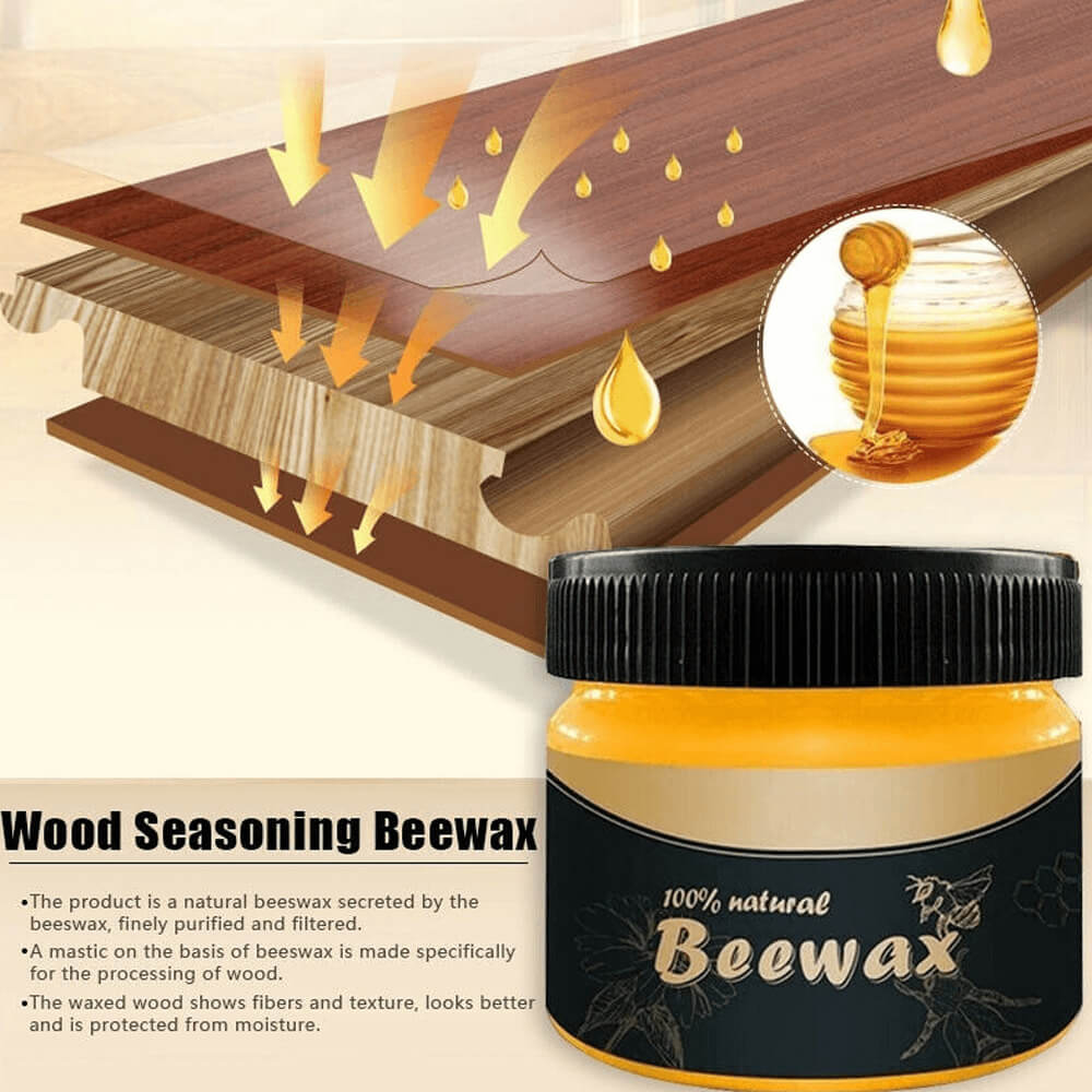 100% Organic Wood Restoration Beeswax. Shop Furniture Cleaners & Polish on Mounteen. Worldwide shipping available.