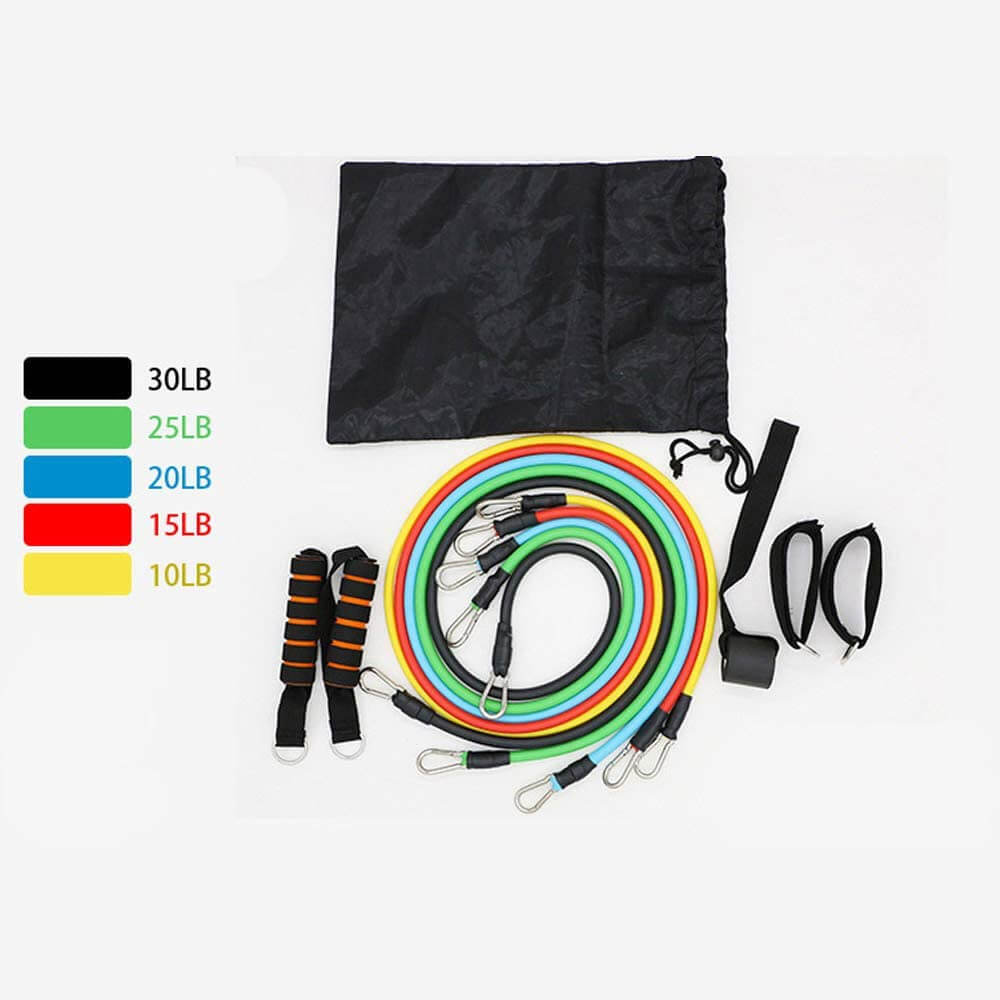 11 Piece Latex Resistance Bands With Handles. Shop Exercise Bands on Mounteen. Worldwide shipping available.