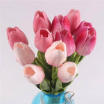 12 Real Touch Tulip Bouquet. Shop Artificial Flora on Mounteen. Worldwide shipping available.