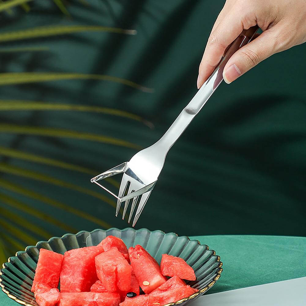 2 In 1 Watermelon Fork Slicer. Shop Kitchen Slicers on Mounteen. Worldwide shipping available.