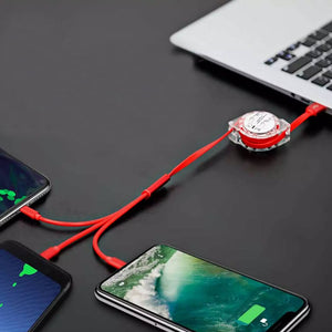 3-in-1 Retracting USB Cable Data Charger. Shop Cables on Mounteen. Worldwide shipping available.