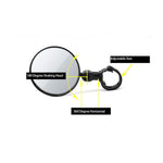 360 Degree Bicycle Rear View Mirror. Shop Bicycle Mirrors on Mounteen. Worldwide shipping available.