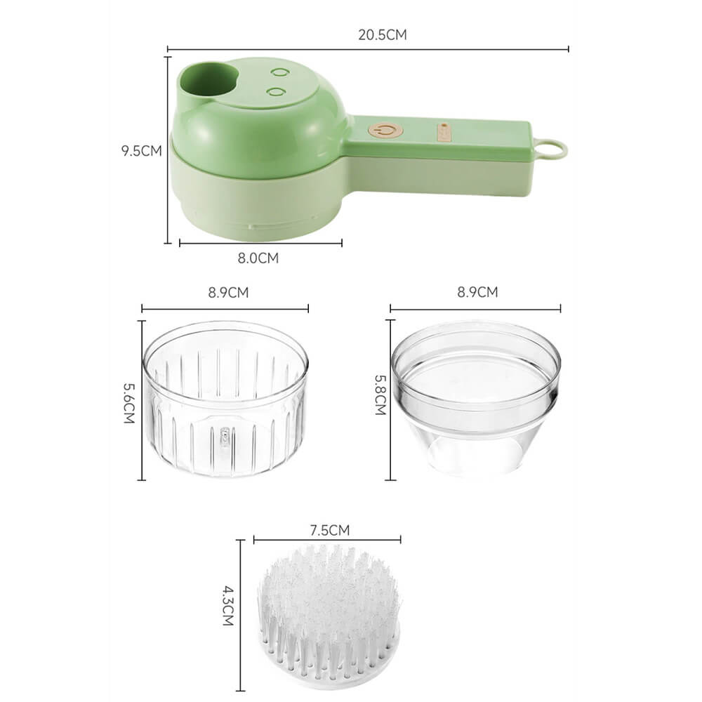 4 In 1 Handheld Electric Vegetable Cutter Set. Shop Kitchen Slicers on Mounteen. Worldwide shipping available.