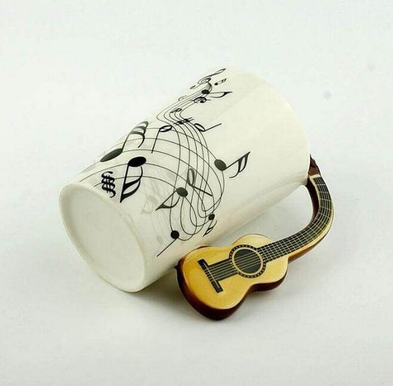 Gifts for Guitar Players - Acoustic Guitar Mug