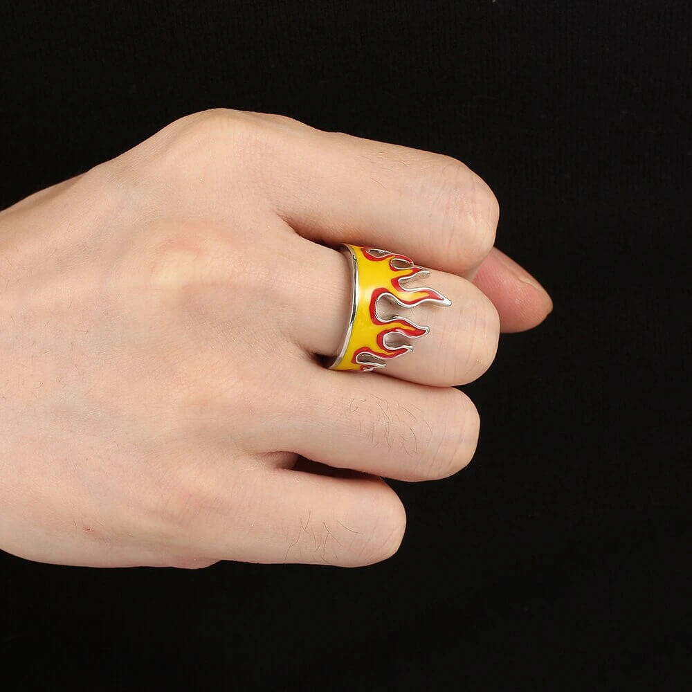 Adjustable Flame Ring. Shop Jewelry on Mounteen. Worldwide shipping available.