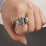 Adjustable Unisex Skeleton Ring. Shop Jewelry on Mounteen. Worldwide shipping available.