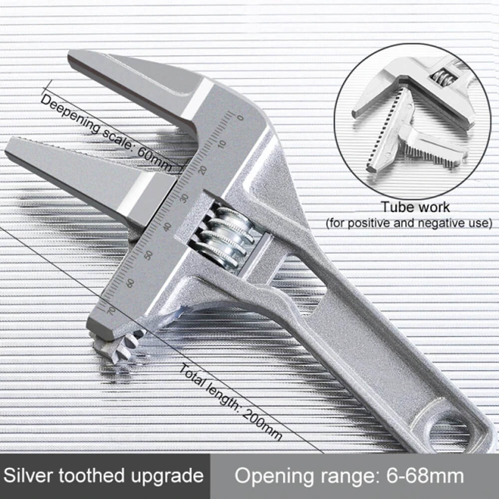 Aluminum Adjustable Wrench. Shop Wrenches on Mounteen. Worldwide shipping available.