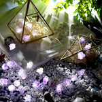Amethyst Or Fluorite Raw Crystal String Lights. Shop Light Ropes & Strings on Mounteen. Worldwide shipping available.