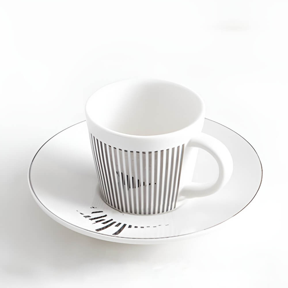 Anamorphic Cup And Saucer. Shop Coffee & Tea Cups on Mounteen. Worldwide shipping available.