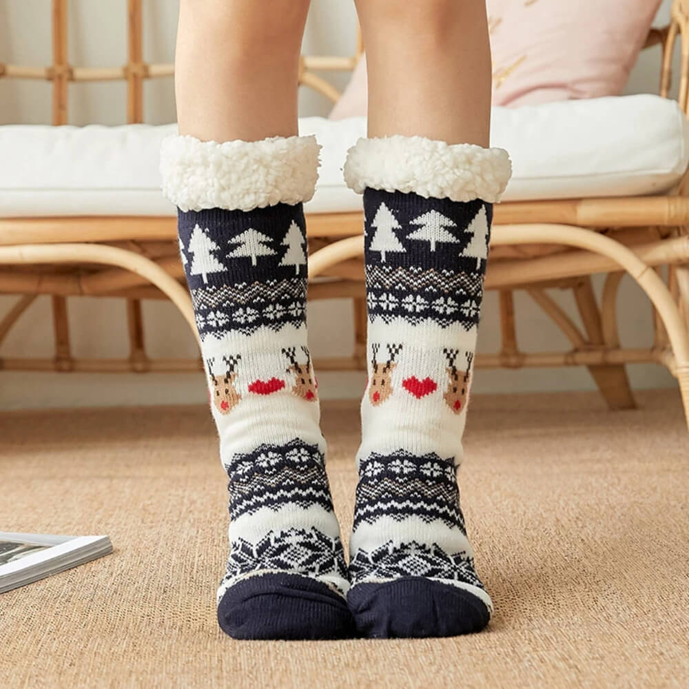 Anti-Slip Cozy Cabin Socks. Shop Hosiery on Mounteen. Worldwide shipping available.