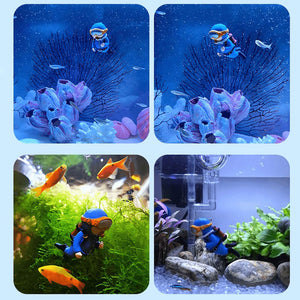 Aquarium Lovely Diver Decoration Device. Shop Fish Supplies on Mounteen. Worldwide shipping available.