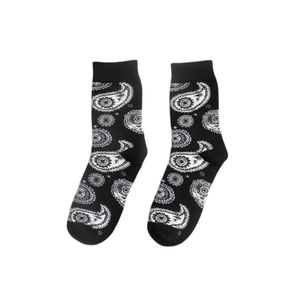 Black Bandana Socks. Shop Hosiery on Mounteen. Worldwide shipping available.