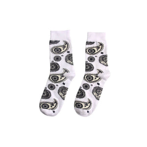 White Bandana Socks. Shop Hosiery on Mounteen. Worldwide shipping available.