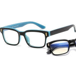 Blaulicht-blockierende Brille