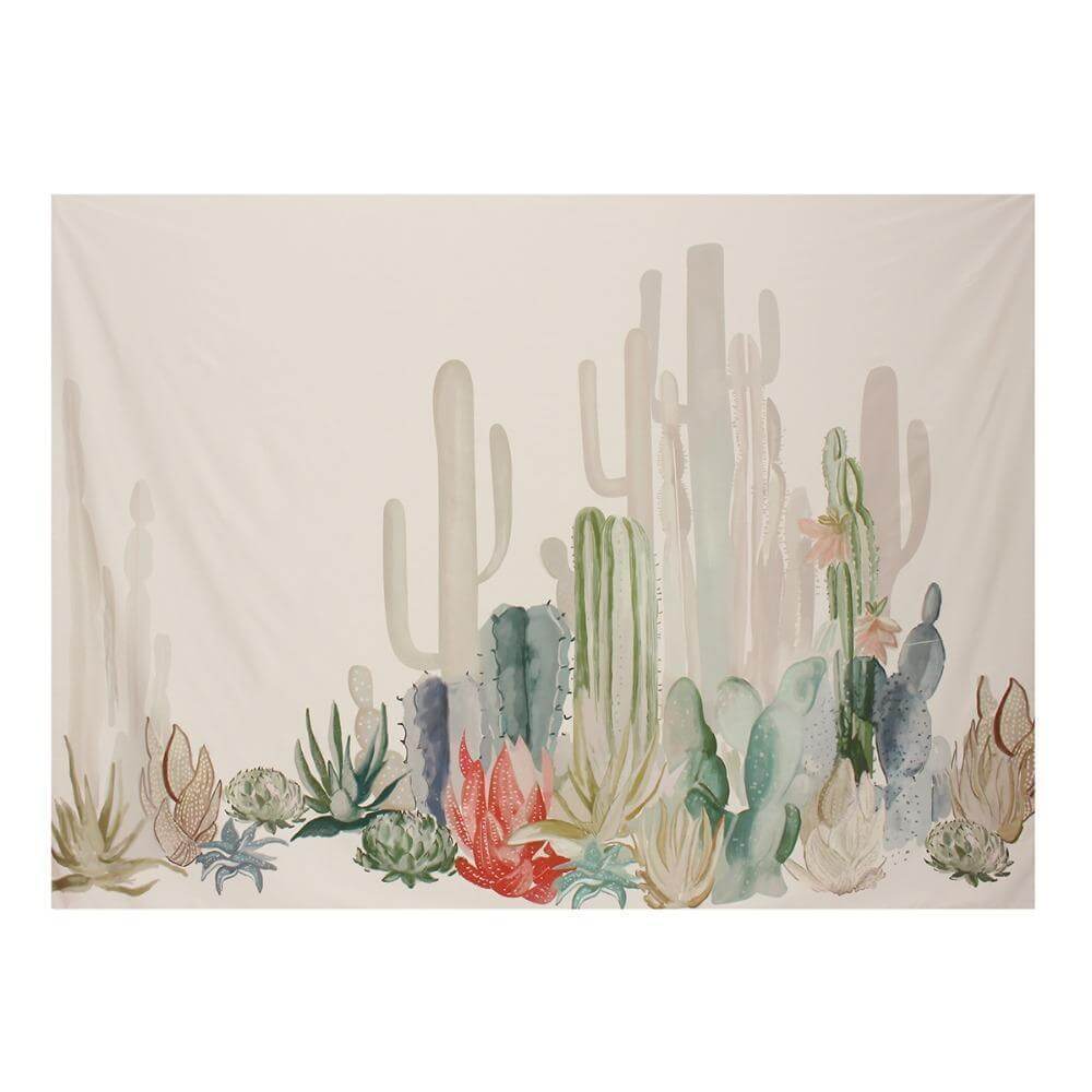 Boho Cacti Tapestry. Shop Decorative Tapestries on Mounteen. Worldwide shipping available.