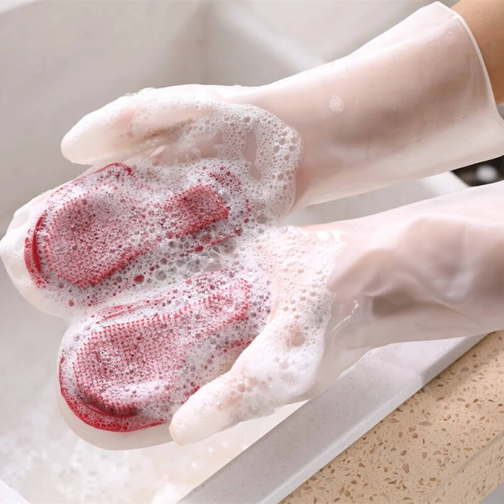 Brush Dishwashing Gloves. Shop Cleaning Gloves on Mounteen. Worldwide shipping available.