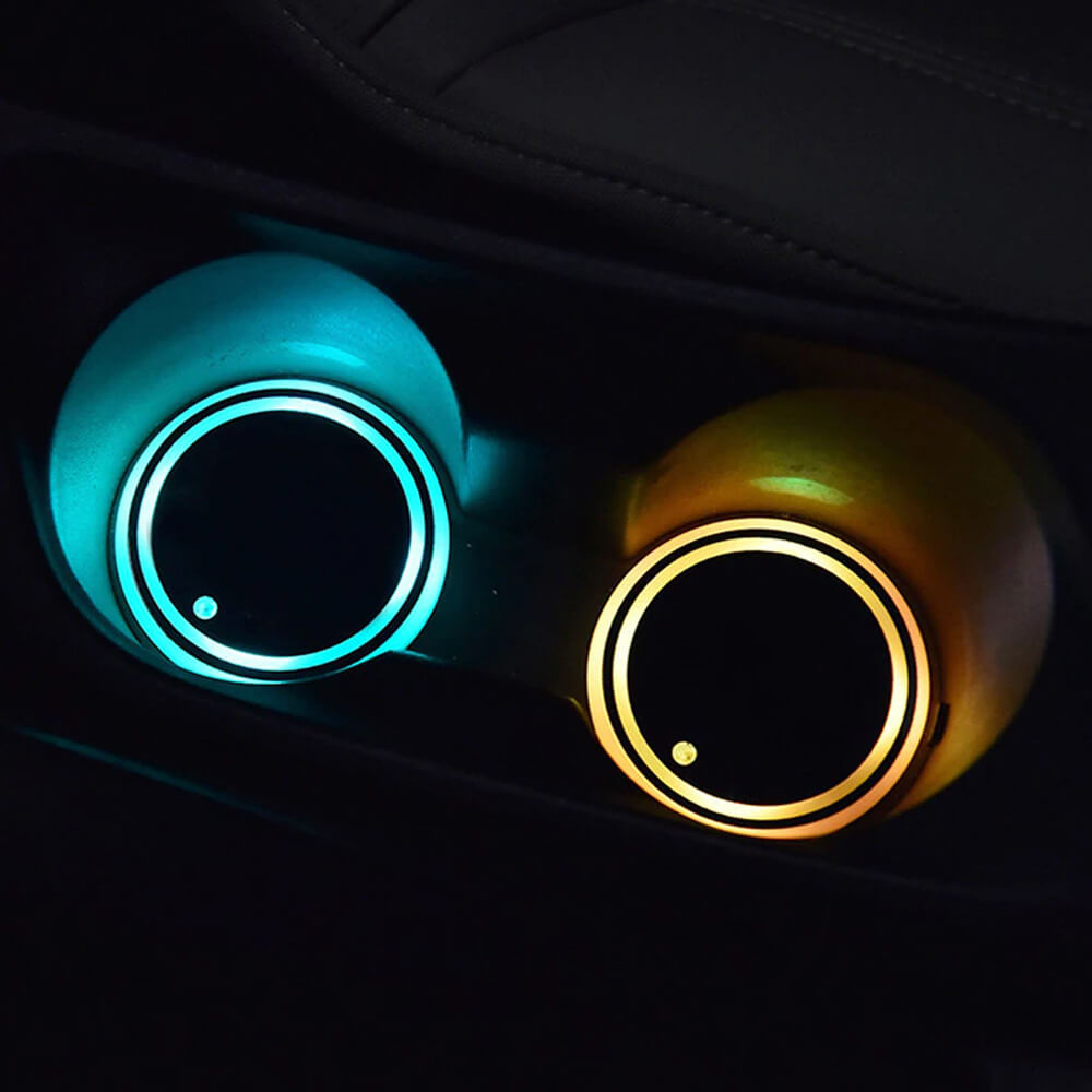 Car LED Cup Holder Coasters. Shop Coasters on Mounteen. Worldwide shipping available.