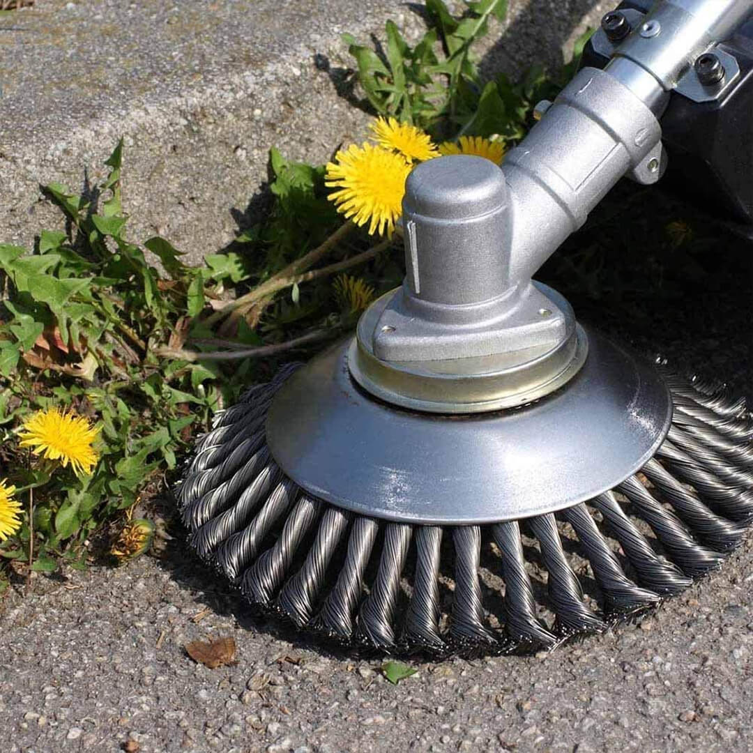 Carbon Steel Weed Brush for Trimmer. Shop Weed Trimmer Blades & Spools on Mounteen. Worldwide shipping available.