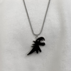 Cartoon Dinosaur Pendant Necklace. Shop Jewelry on Mounteen. Worldwide shipping available.