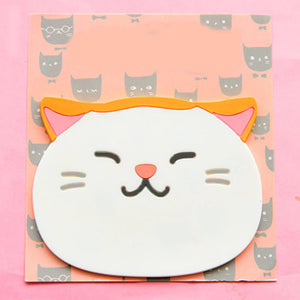Cat Shaped Tea Coaster Cup Mat. Shop Coasters on Mounteen. Worldwide shipping available.