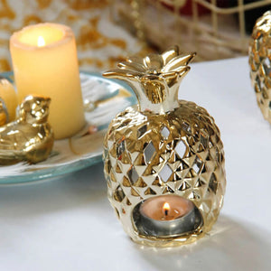 Ceramic Pineapple Candle Holder For Home Decor. Shop Candles on Mounteen. Worldwide shipping available.