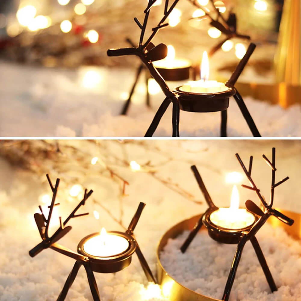 Christmas Reindeer Tea Light Candle Holder. Shop Candle Holders on Mounteen. Worldwide shipping available.