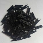 mini clothespins black