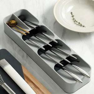 Compact Cutlery Organizer Kitchen Drawer Tray. Shop Kitchen Utensil Holders & Racks on Mounteen. Worldwide shipping available.