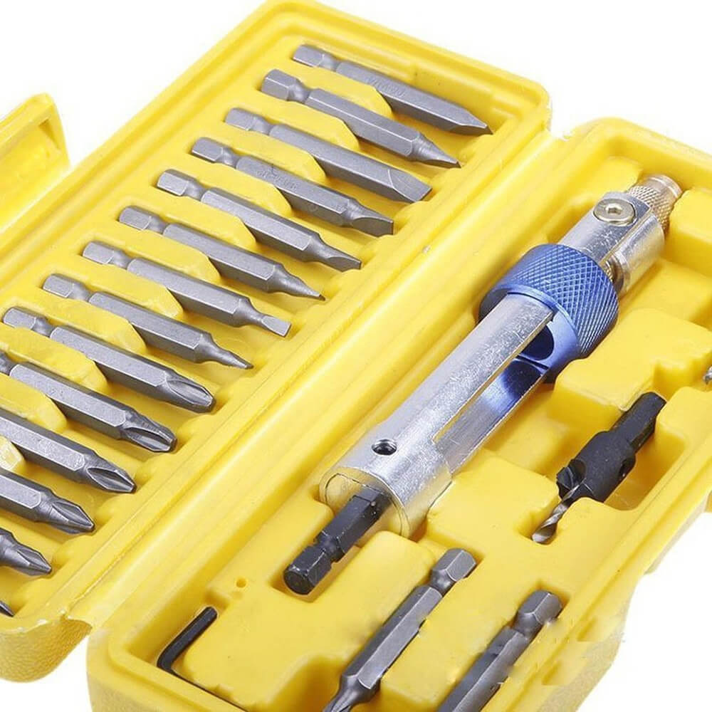 Complete 20 Piece Drill Flip Drive Set Kit. Shop Drill & Screwdriver Bits on Mounteen. Worldwide shipping available.