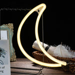 Crescent Neon Moon Sign For Wall & Table. Shop Wall Light Fixtures on Mounteen. Worldwide shipping available.